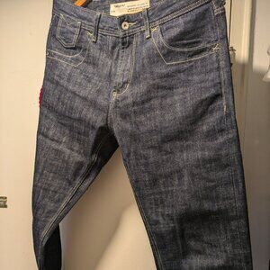 Maden Straight tappered selvedge denim 14oz jeans 32x32